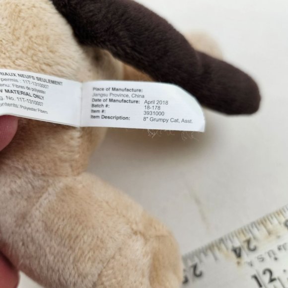 Grumpy Cat Stuffed Animal Plush Toy Pet 8" Kitty Novelty Funny - Picture 4 of 8